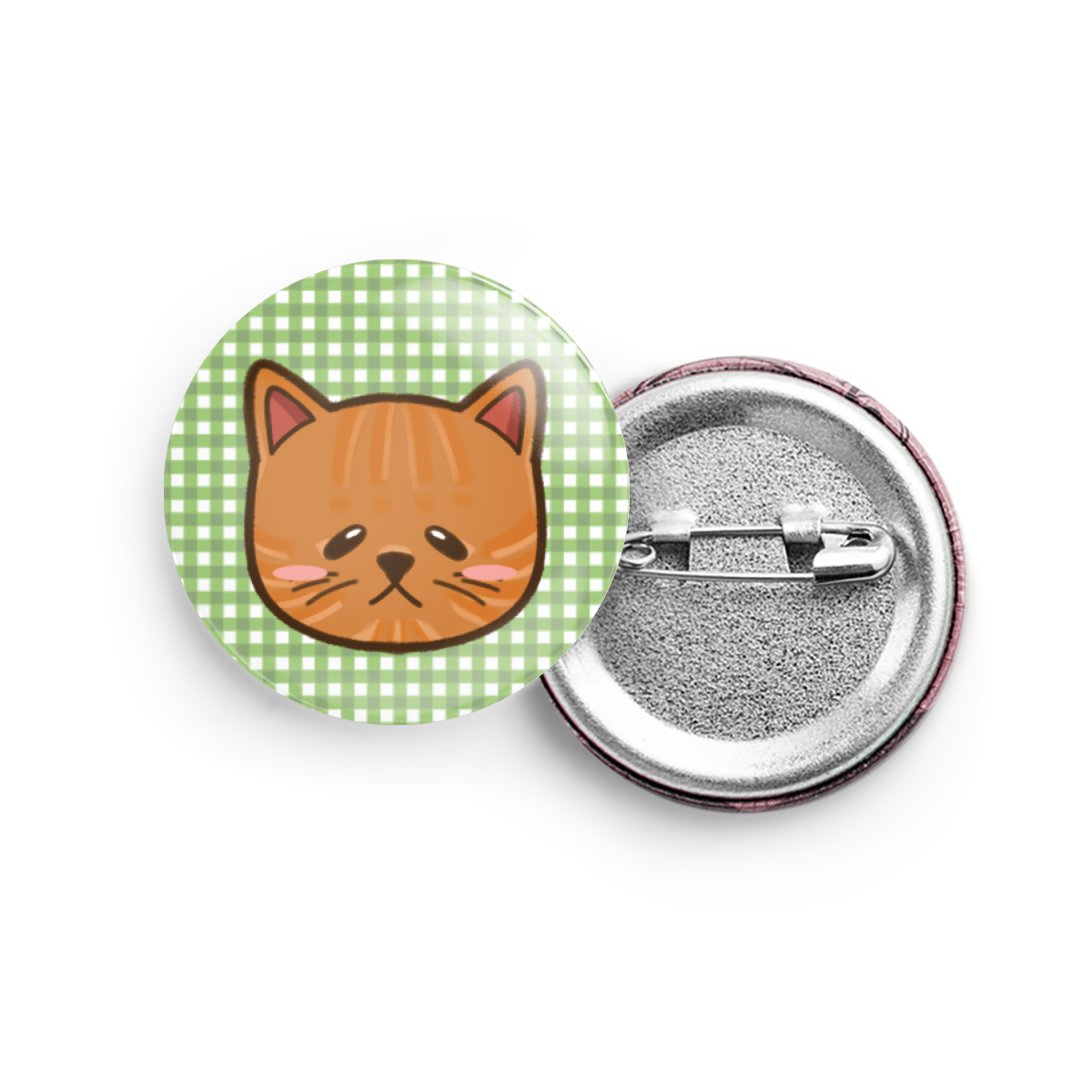 Round Cat Badges