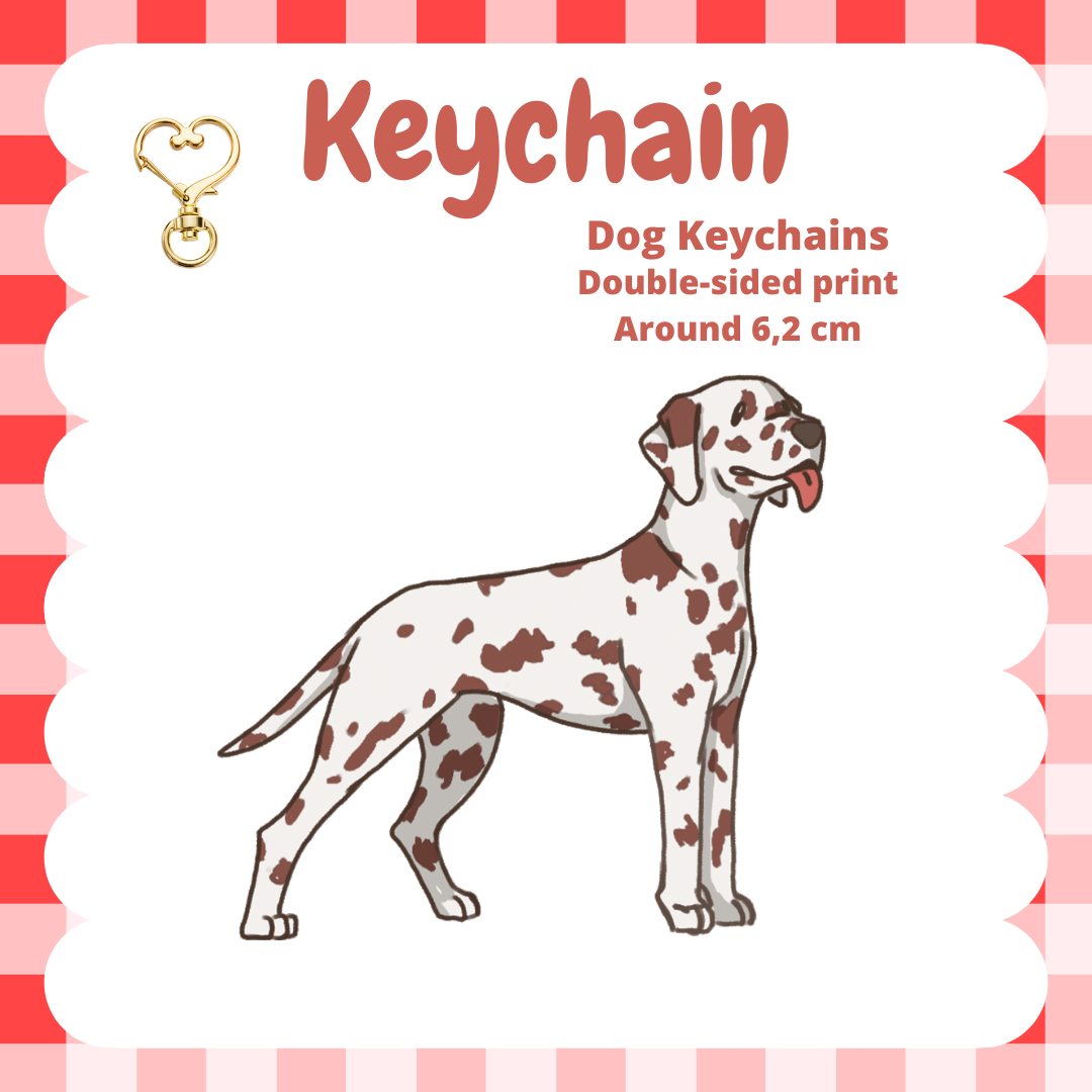 Dalmation Keychain