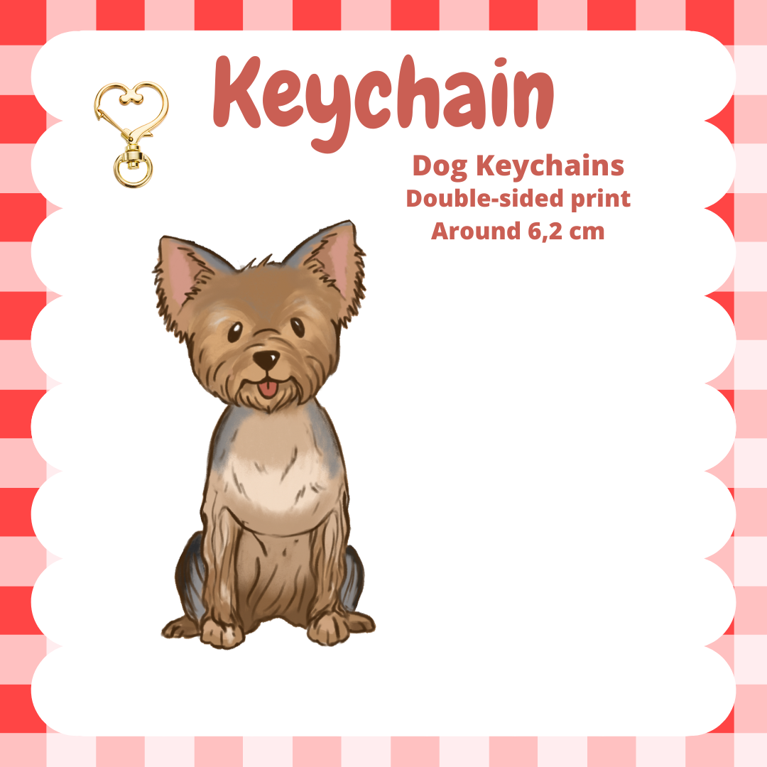 Yorkshire Terrier Keychain