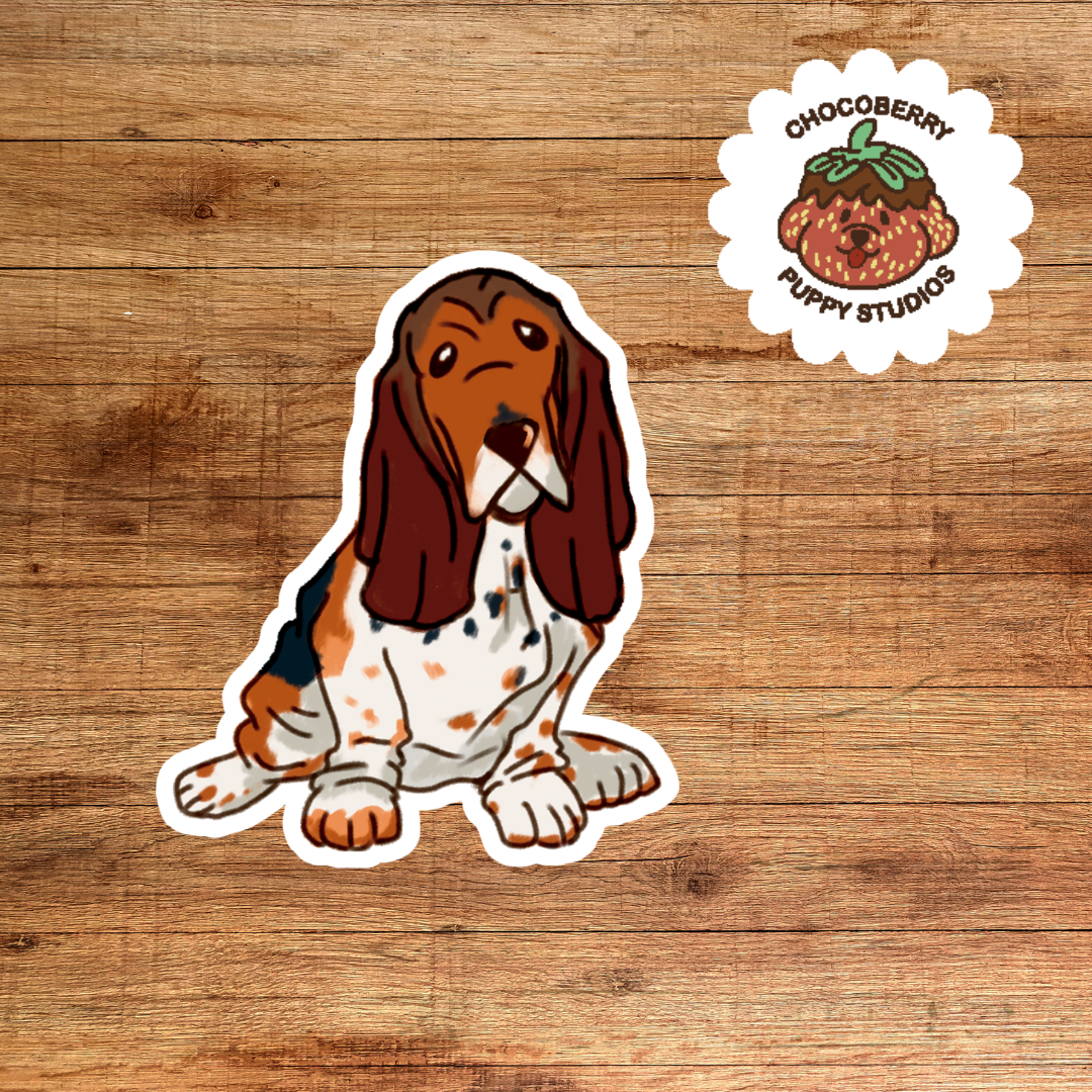 Basset Hound Stickers