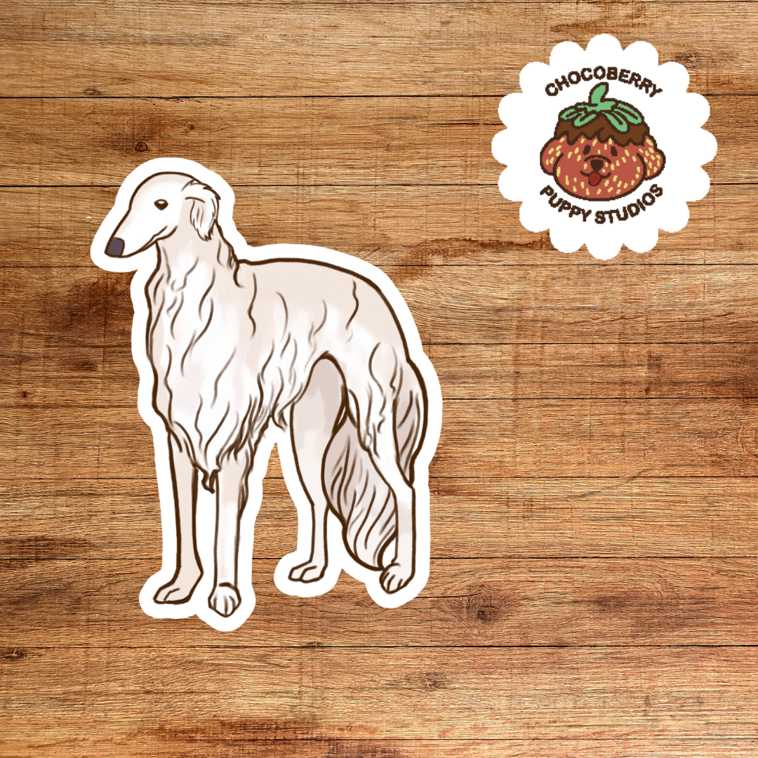 Borzoi Sticker