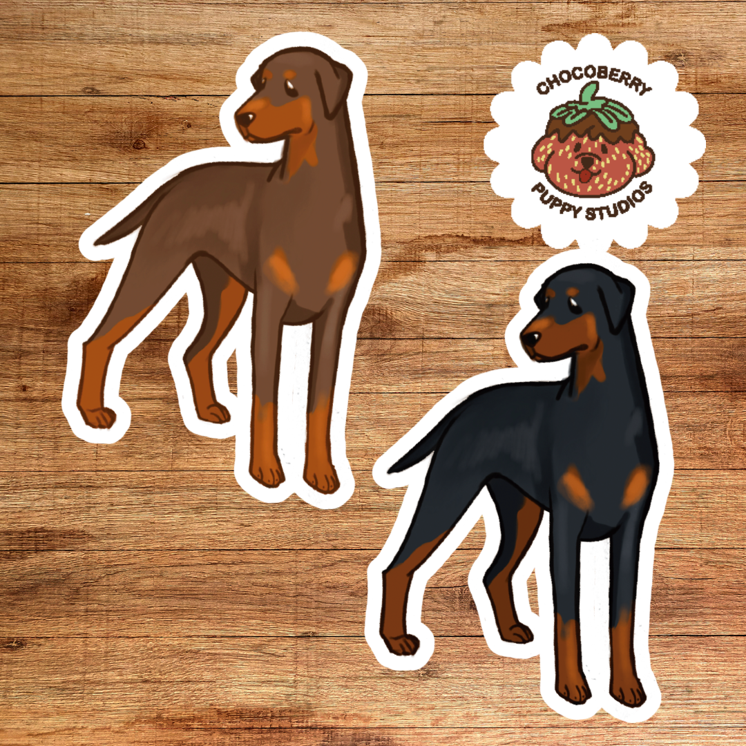Dobermann Stickers
