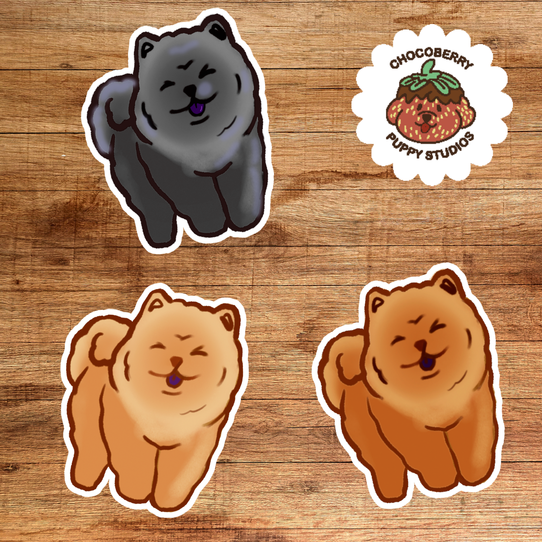 Chow Chow Stickers