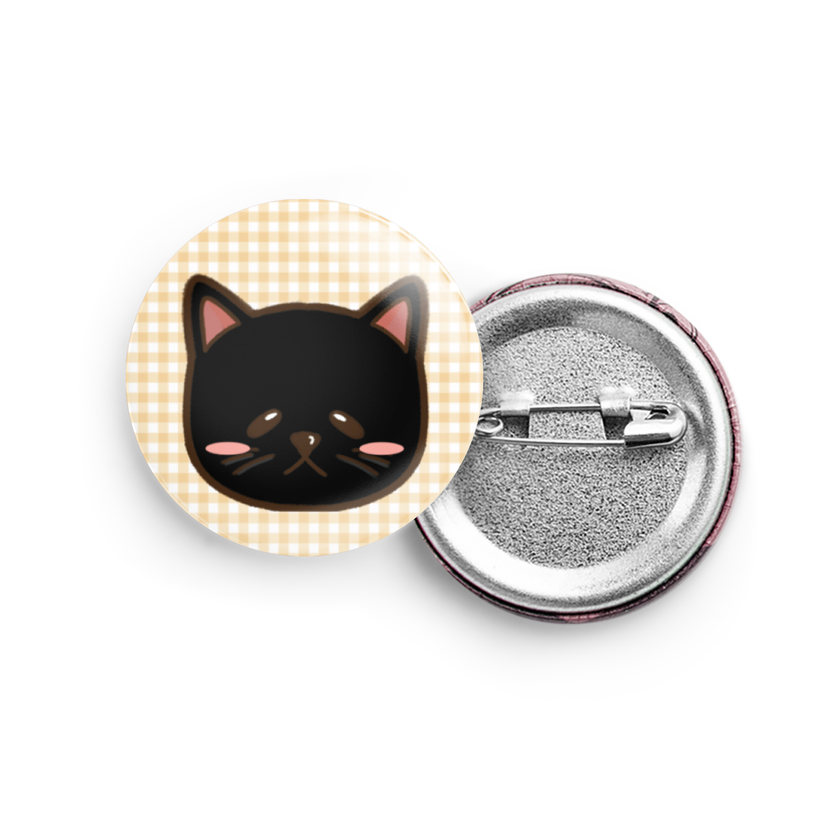 Round Cat Badges