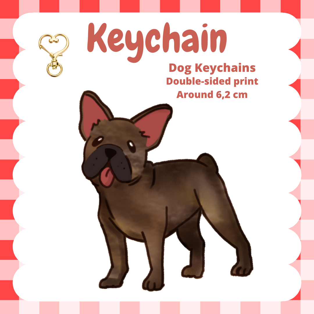 French bulldog Keychain