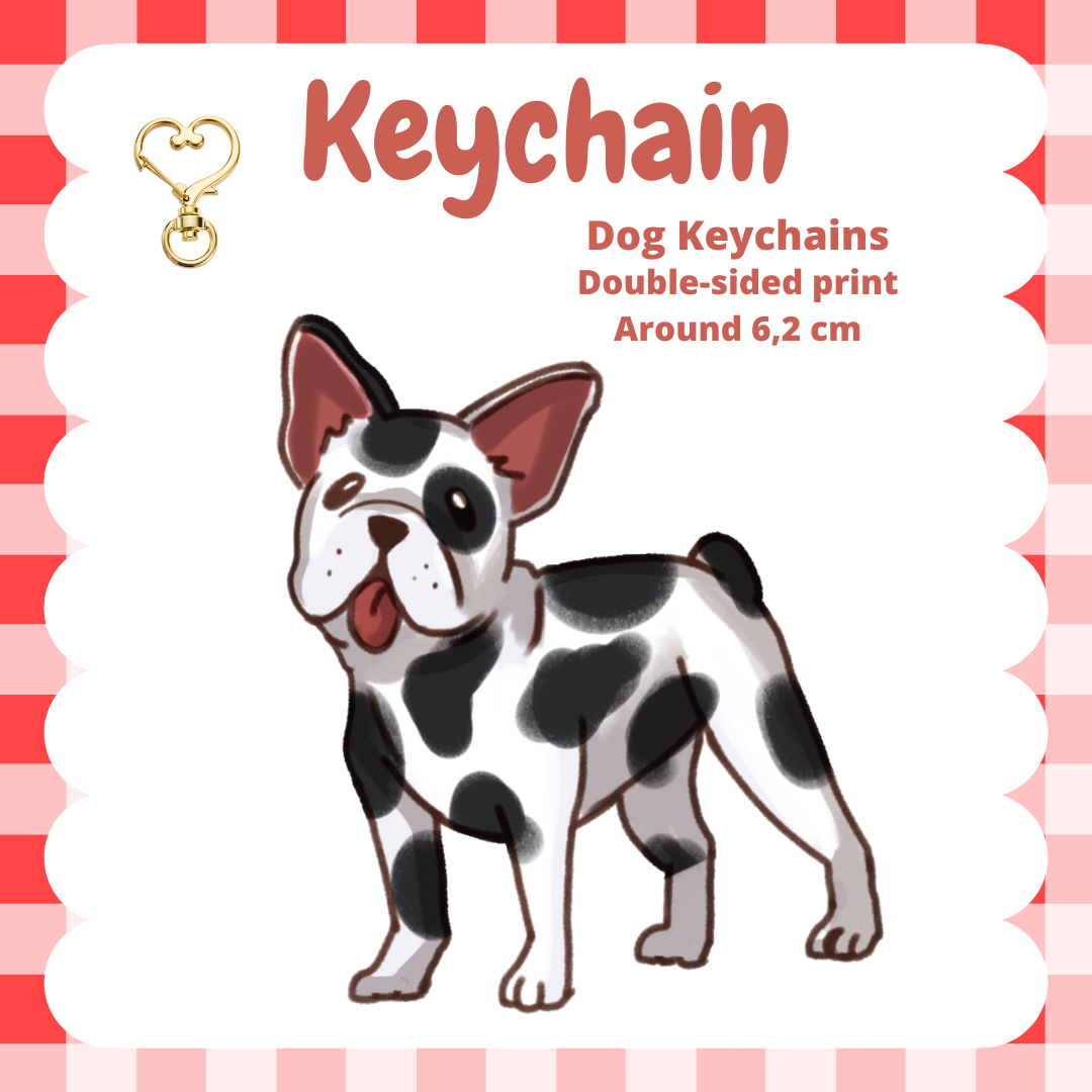 French bulldog Keychain