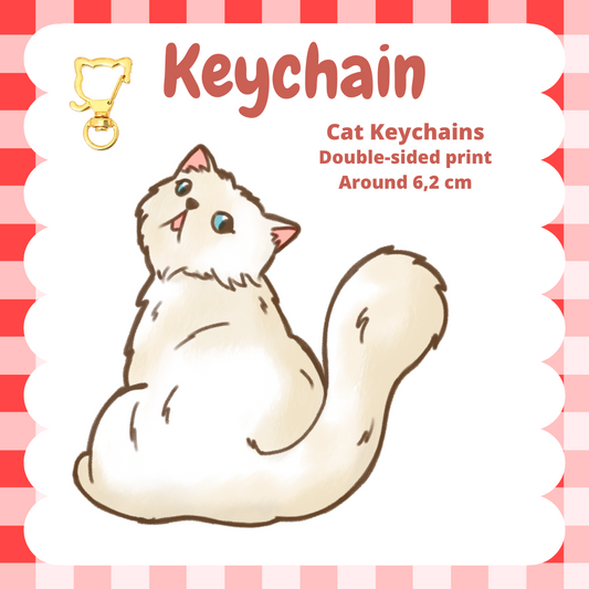 Persian Cat Keychains