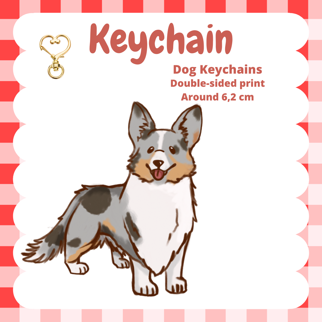 Cardigan Welsh Corgi Keychain