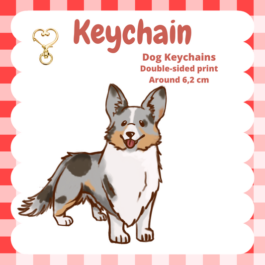 Cardigan Welsh Corgi Keychain