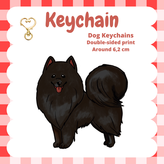 German Spitz Keychain