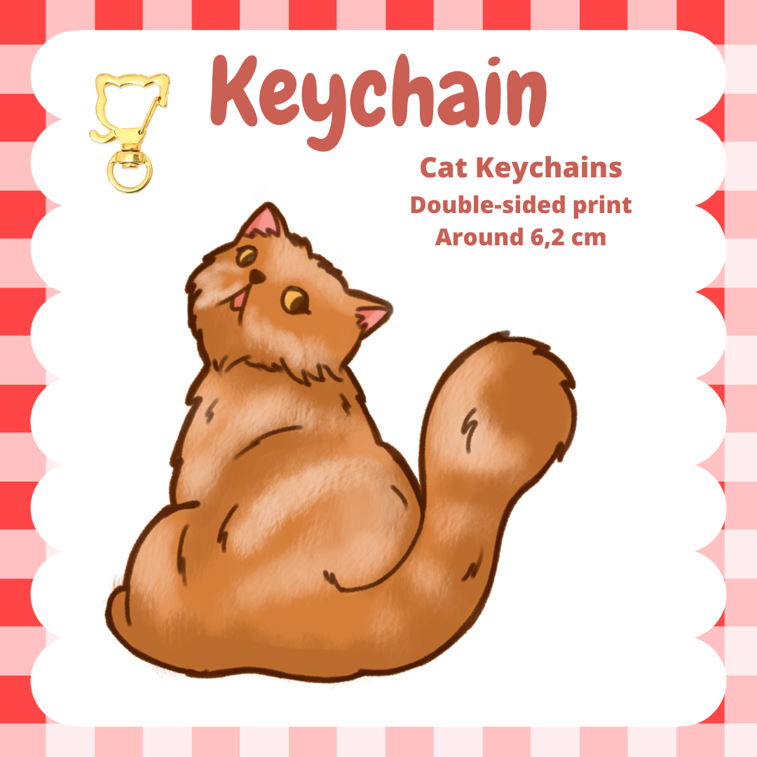 Persian Cat Keychains