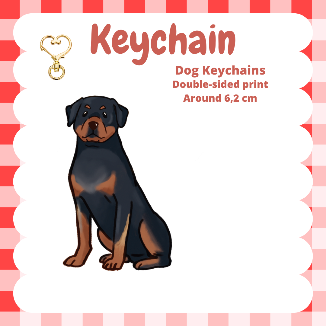 Rottweiler Keychain