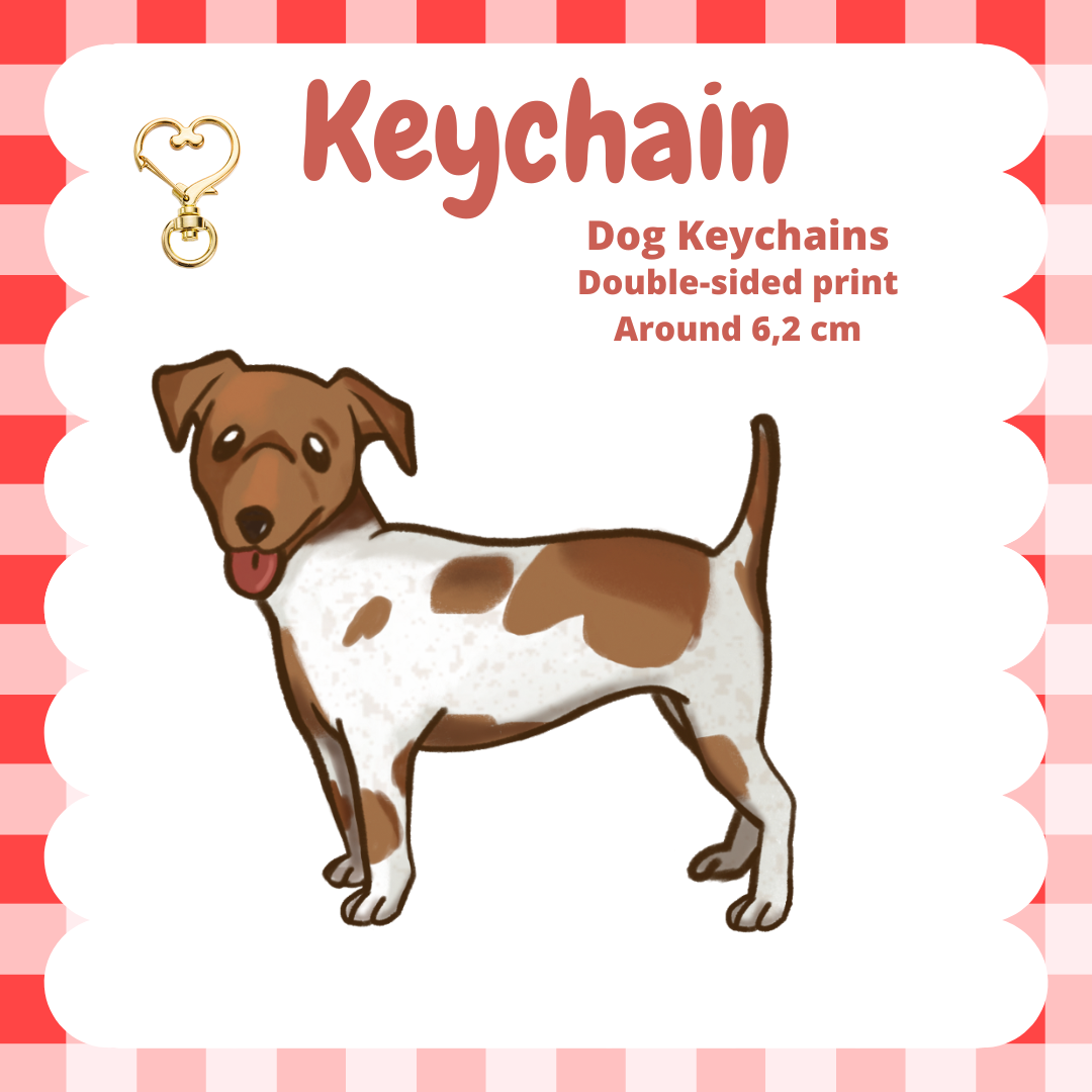 Jack Russel Terrier Keychain