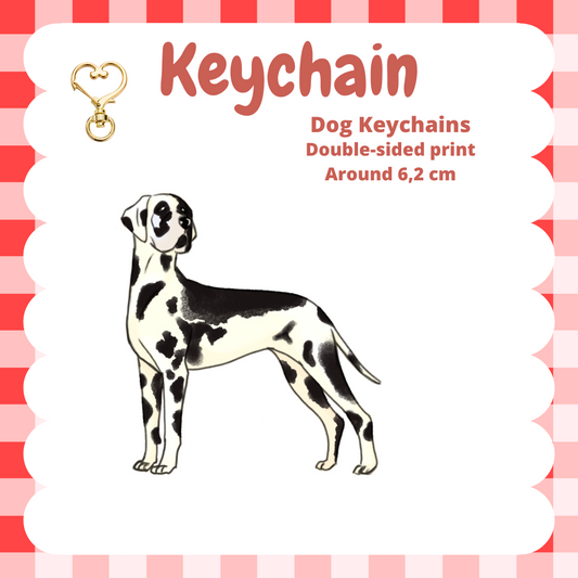 Great Dane Keychain
