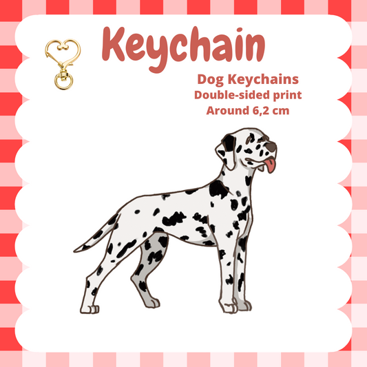 Dalmation Keychain