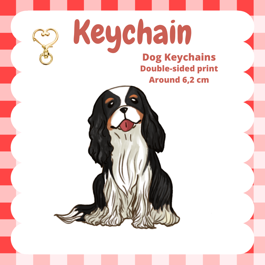 Cavalier King Charles Spaniel Keychain