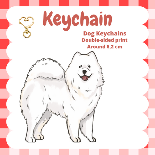 Samoied Keychain