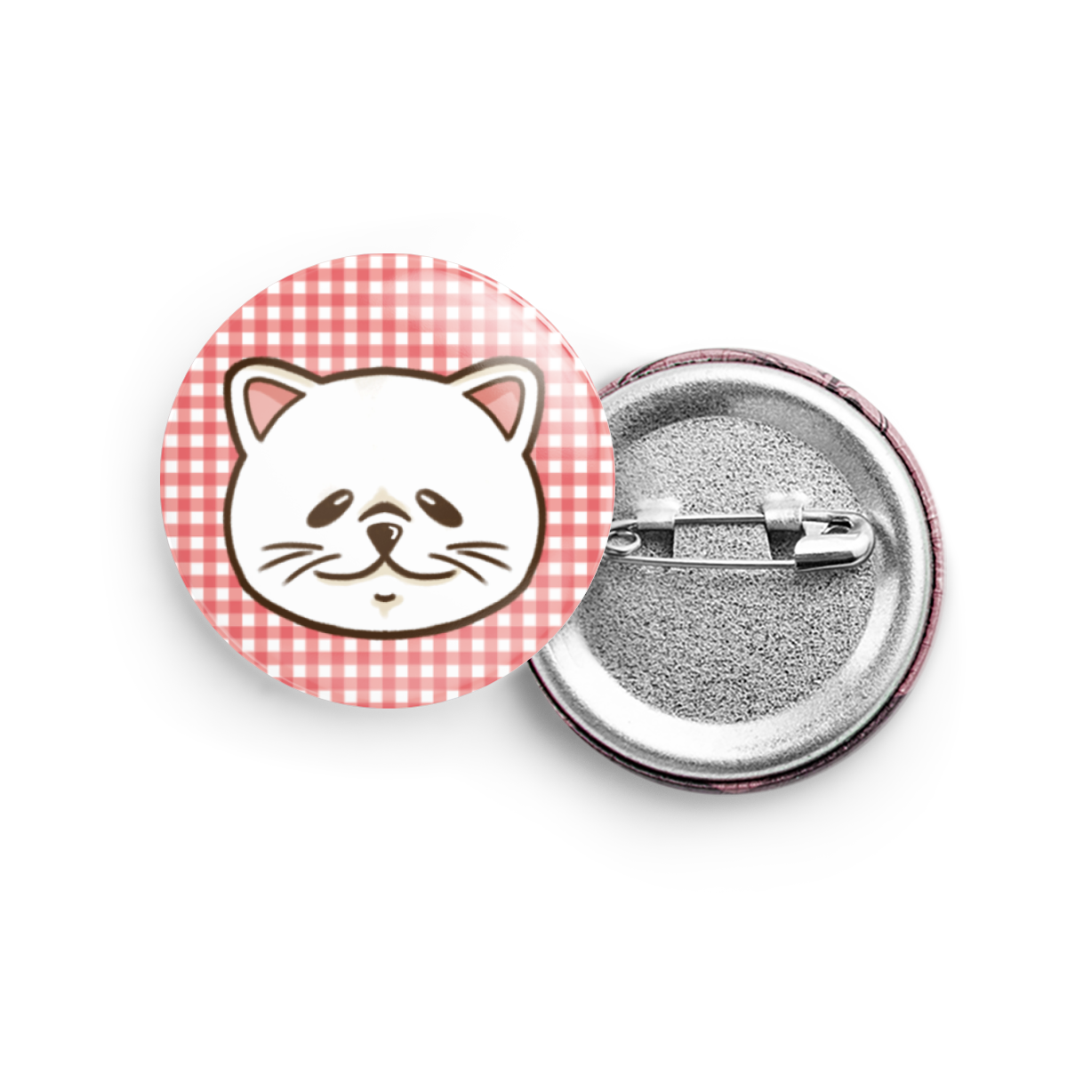 Round Cat Badges