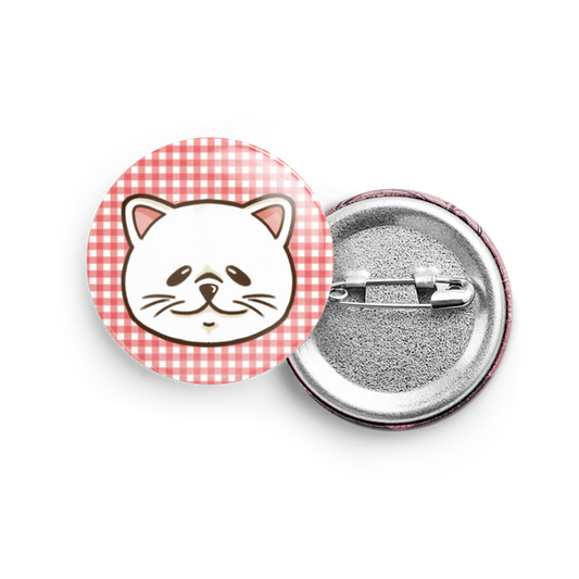 Round Cat Badges