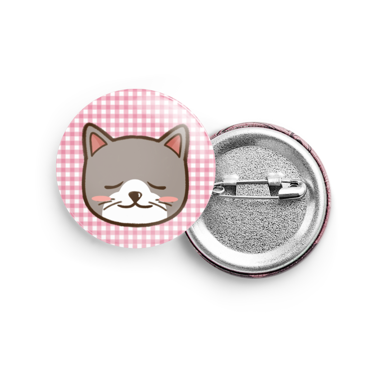 Round Cat Badges