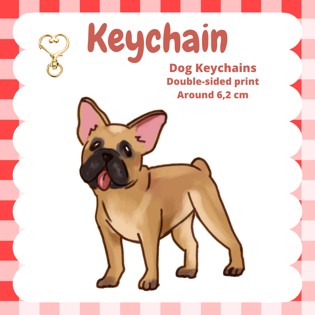 French bulldog Keychain