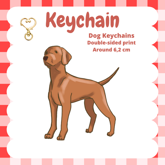 Hungarian Vizla Keychain