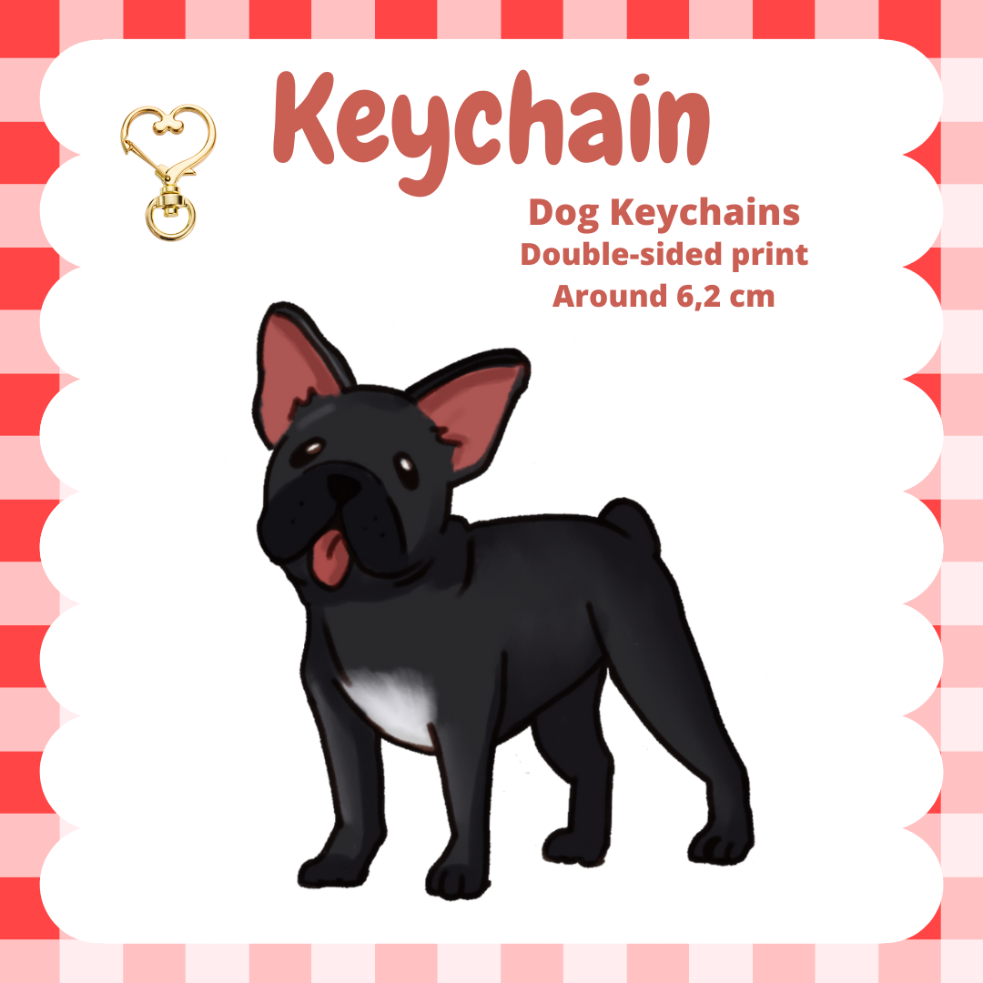 French bulldog Keychain