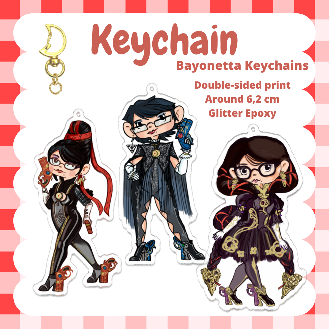 Bayonetta Keychain