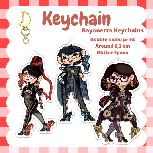 Bayonetta Keychain