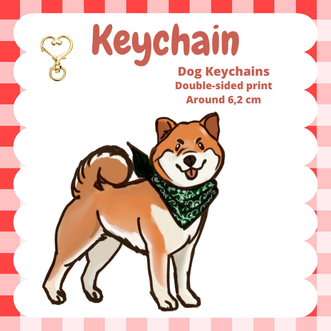 Shiba Inu Keychain