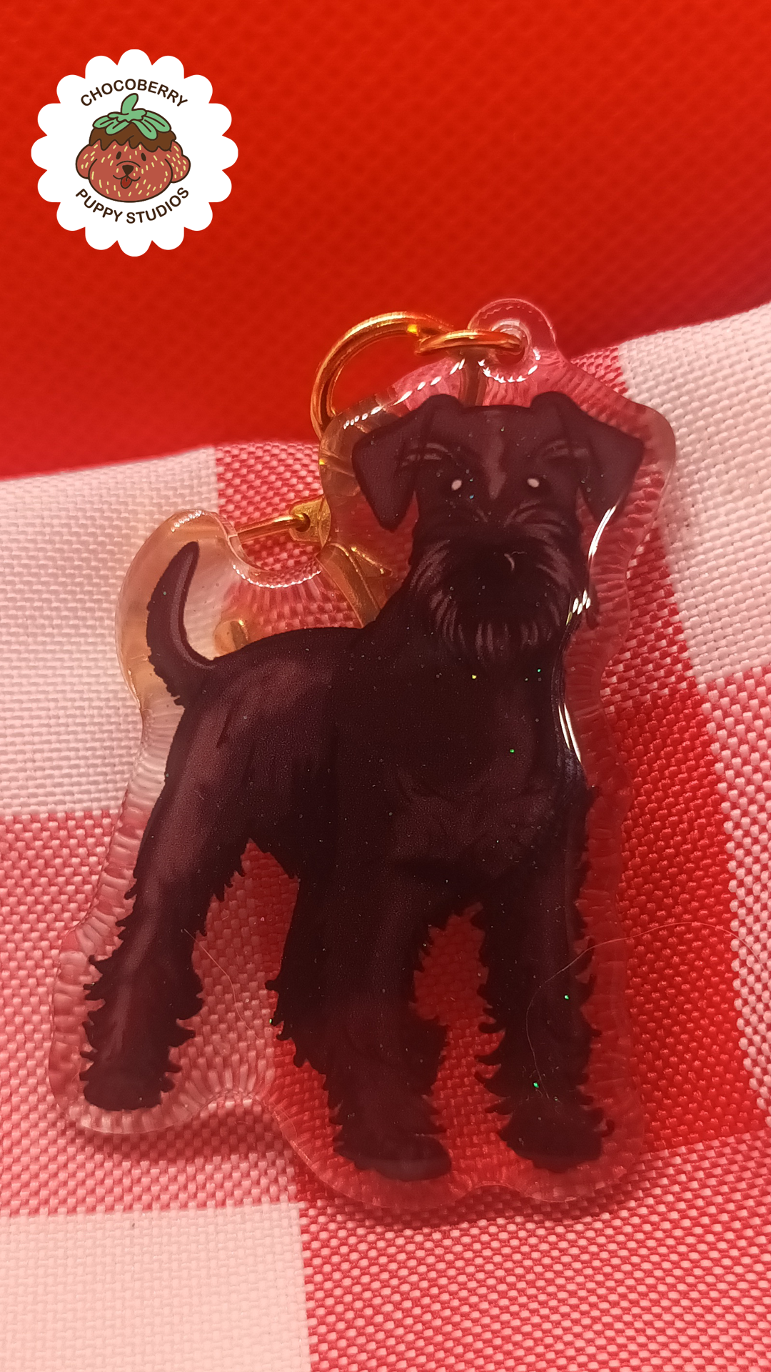 Schnauzer Keychain