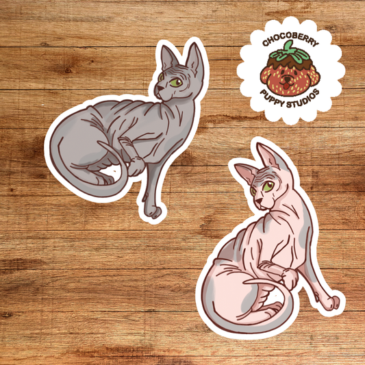 Sphynx Cat Stickers