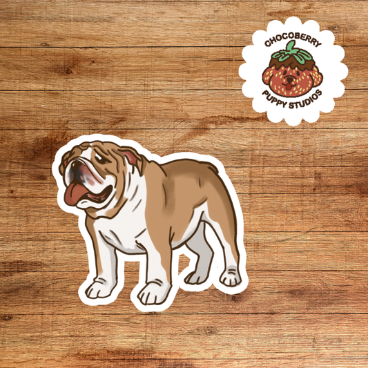 English Bulldog Sticker