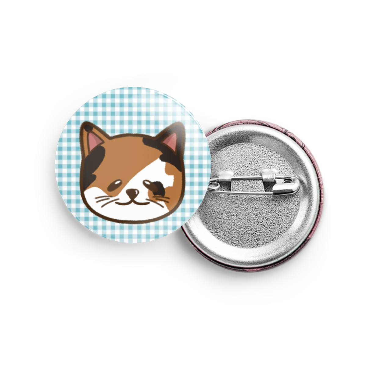 Round Cat Badges