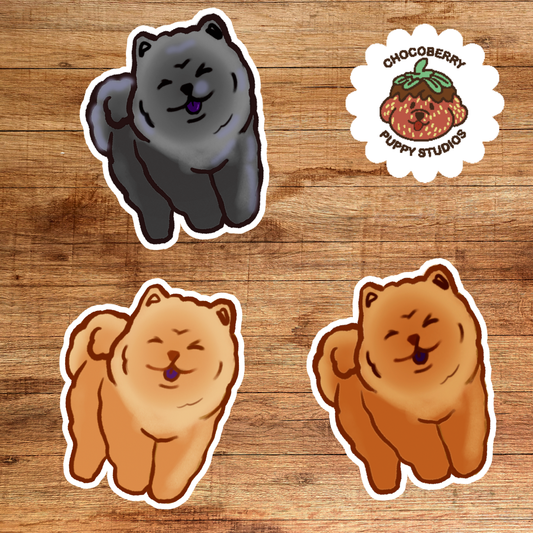 Chow Chow Stickers