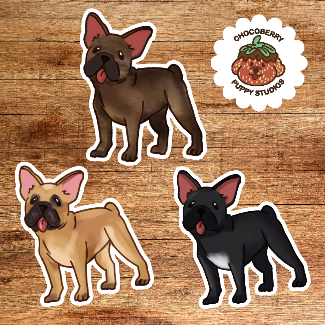 French Bulldog Stickers